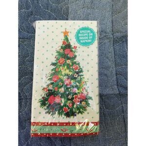 The Pioneer Woman Christmas Tree Guest Napkins 24 Count 3 Ply Paper